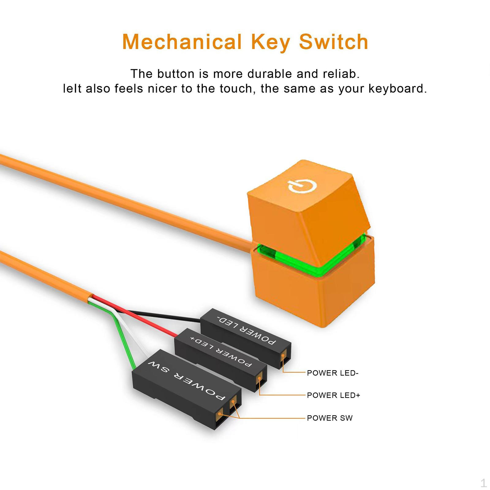 

Кабель-адаптер управления выключателем питания настольного компьютера Green Light 4M