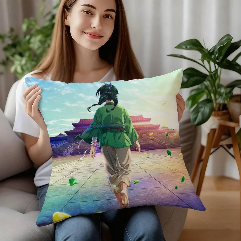 T-The Apothecary Diaries Pillow Case Short Plush Sofa Decorative Gift Home Double-sided Printing Cushion