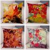 Virágos bézs betűvel nyomtatott párnahuzat kanapé lakberendezési virágos párnahuzat párnahuzat