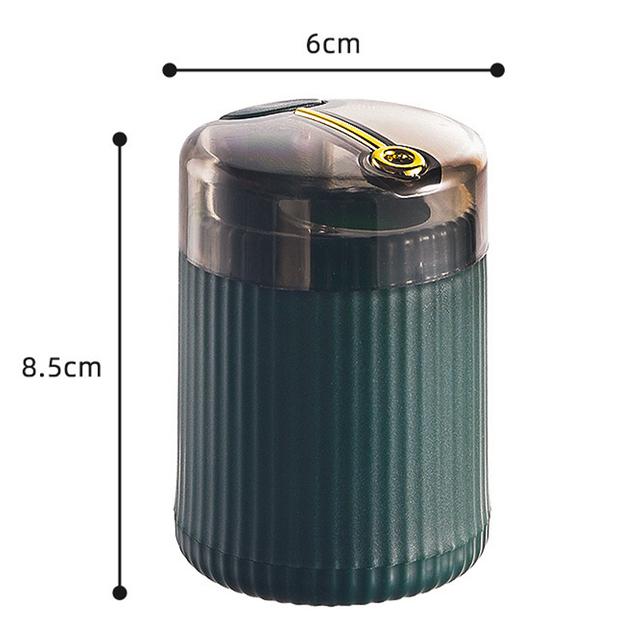 

Выдвижной автоматический диспенсер для зубочисток Кнопочный держатель для зубочисток Удобный органайзер для зубочисток Креативная банка для зубочисток