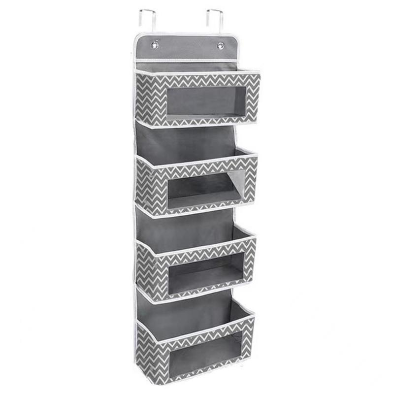 Wall-Mountable Hanging Storage Bag with Mesh Pockets for Dorms and Homes
