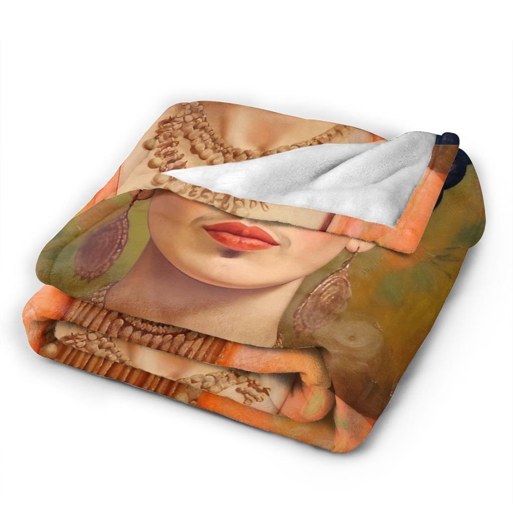 F-Frida K-Kahlo Fleece Throw Blanket Blankets for Sofa Car Lightweight Thin Bedroom Quilt,