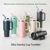 Pure Titanium Reusable Straws with Silicone Tips,Travel Case & Cleaning Brush,BPA Free & Eco Friendly,Dishwasher Safe,Fits 20-30oz Tumblers (Titanium