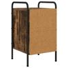 Nightstand Smoked Oak 35 X 36.5 X 61 Cm Engineered Wood