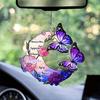 Acrylic Playful Car Decor Quirky Cartoon Hanging Ornament Versatile Bag And Home Use