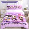 Demon Hunter Girls 2 Customize your name Bedding Set Breathable Duvet Cover with Pillowcases Home Decoration Birthday Gift