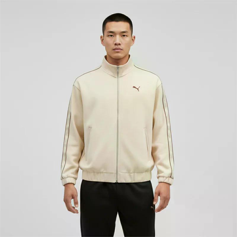 Puma Logo Letter Stand Collar Zip Long Sleeve Jacket Unisex Jackets 635715-87