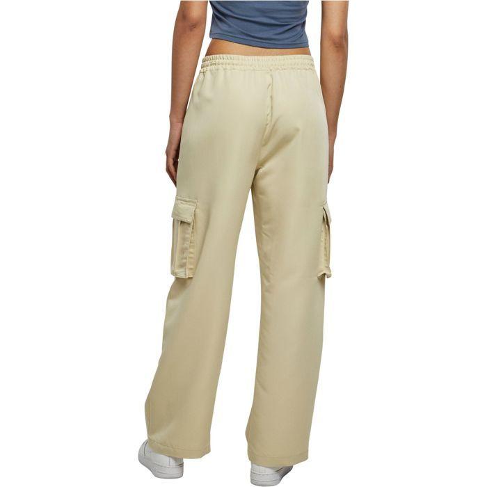 Urban Classics Ladies - Wide Leg Twill Cargo Pantalon