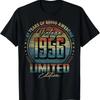 T-shirt Vintage Édition Limitée 1956 69 Ans 69ème Anniversaire