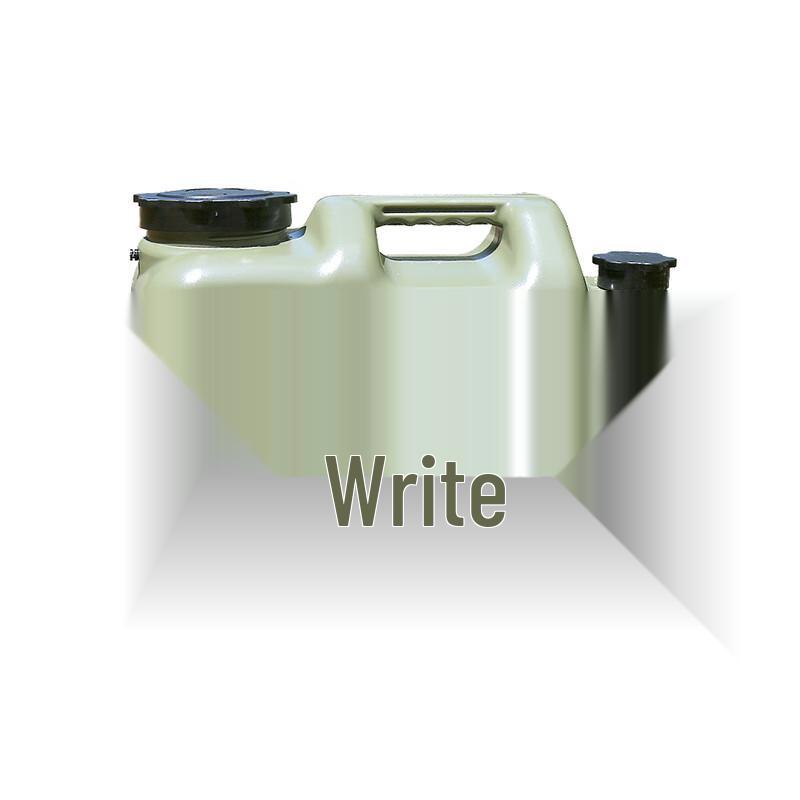 Seau de stockage d'eau de camping extérieur avec robinet