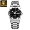 Fashion Quartz Ladies Watch Stainless Steel Date Week Woman's Wristwatch Waterproof Luminous Business Watches For Men Couples