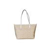 COACH City Zip Tote Canvas Coated With Leather Tote Bag, Shopping Bag, Handbag, Shoulder Bag Women's Light Khaki 58292-IMDQC