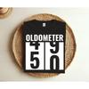 Oldometer   Funny Th Birthday T Shirt Novelty Bday for Party Casual Vintage Washed Graphic Breathable Homme Slightly