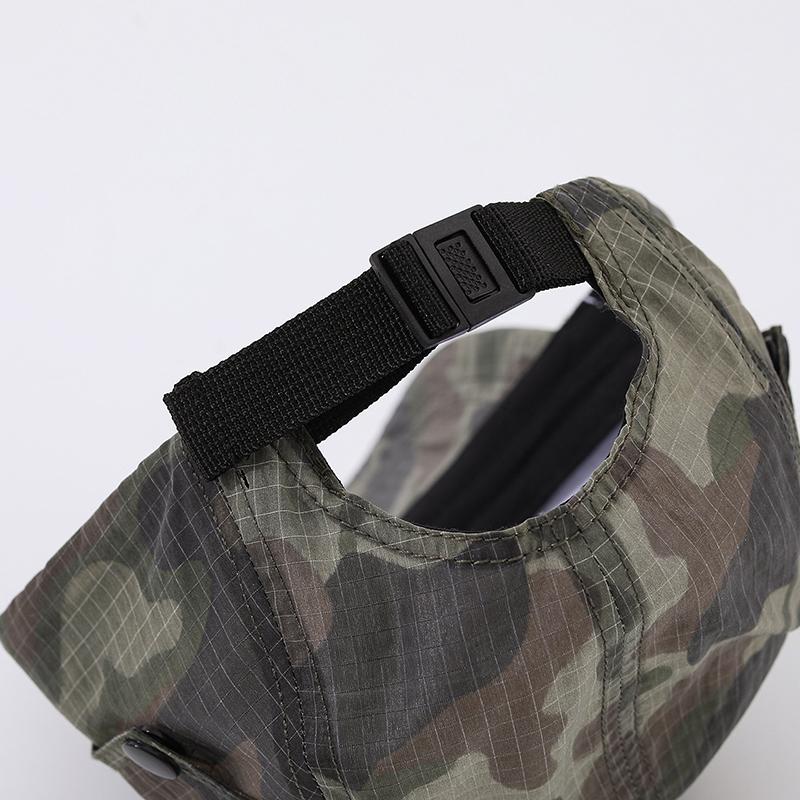 Camouflage Lightweight Baseball Cap Spring Summer Breathable Small Brim Outdoor Cycling Adjustable Soft Top Hat