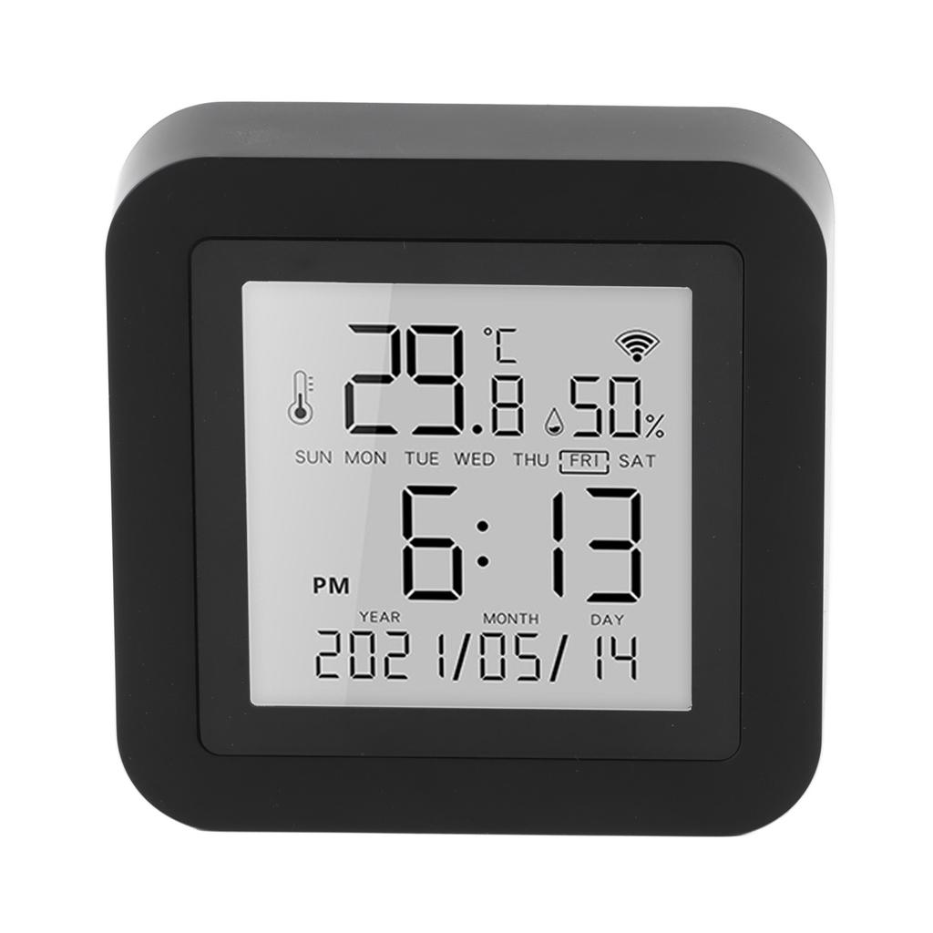 Monitor de umiditate și temperatură Wifi portabil, suport pentru termometru higrometru TUYA pentru sufragerie