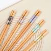 Penguin Tuan Tuan Marble Pattern Bamboo Chopsticks