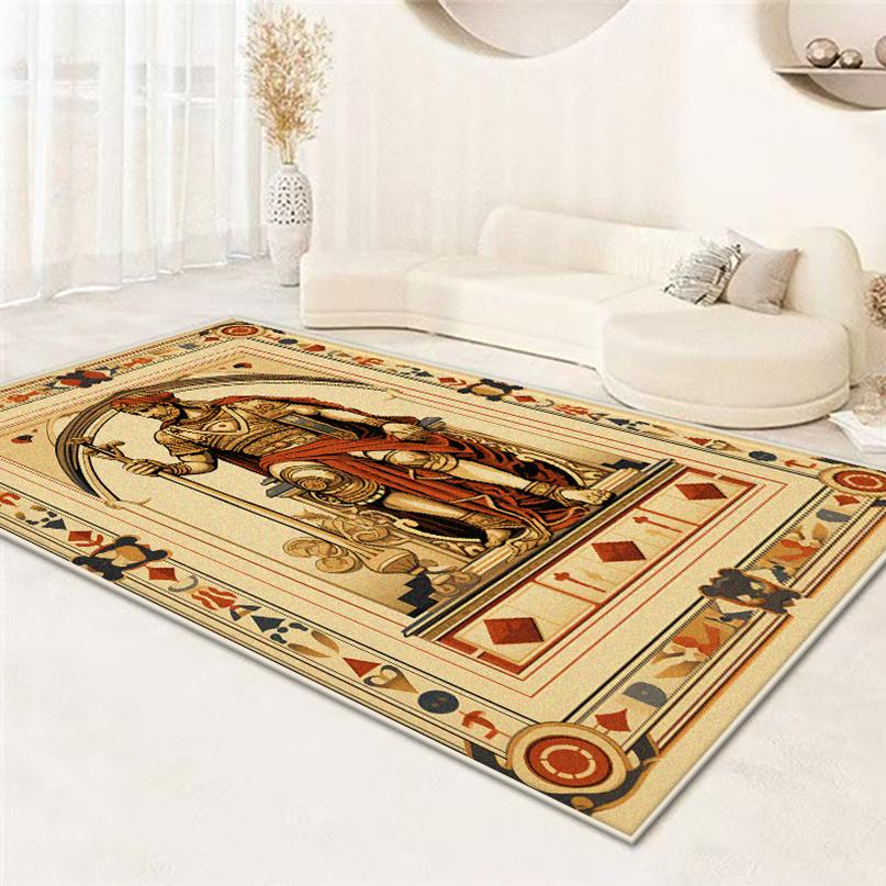 Luxury Large Size Non-slip Carpet Living Room Border Soft Room Decoration Aesthetic Bedroom Rugs Easy Cleaning Coffee Tables Mat