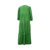 Women Floral Print Bohemian Long Dress Loose V-Neck Fashion Summer Beach Dress