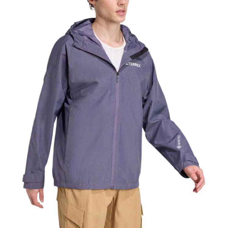 Adidas Terrex FW25 Xperior 2L Performance Waterproof Hooded Fashion Comfortable Versatile Jacket Men Jacket JL9749