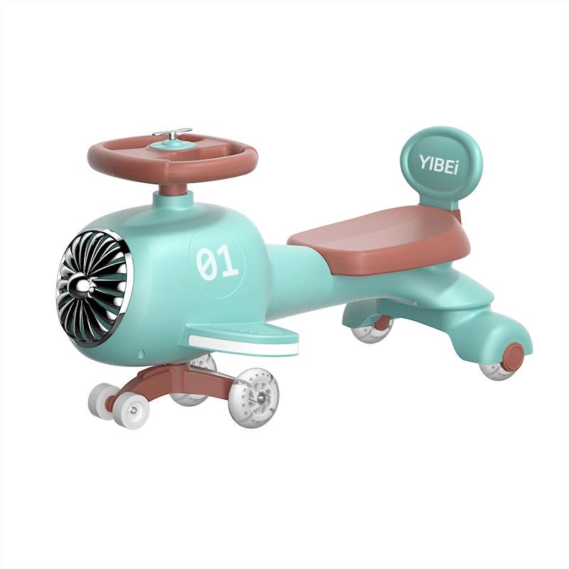 Children's Twist Car: Safe, Anti-Rollover Ride-On Toy for Boys, Girls, and Adults