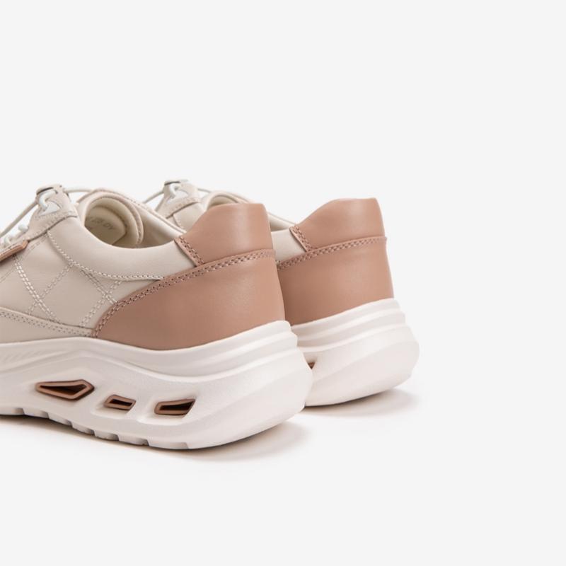 Young Age By ESquire Women S Cowhide Walking ShoeS Ivory