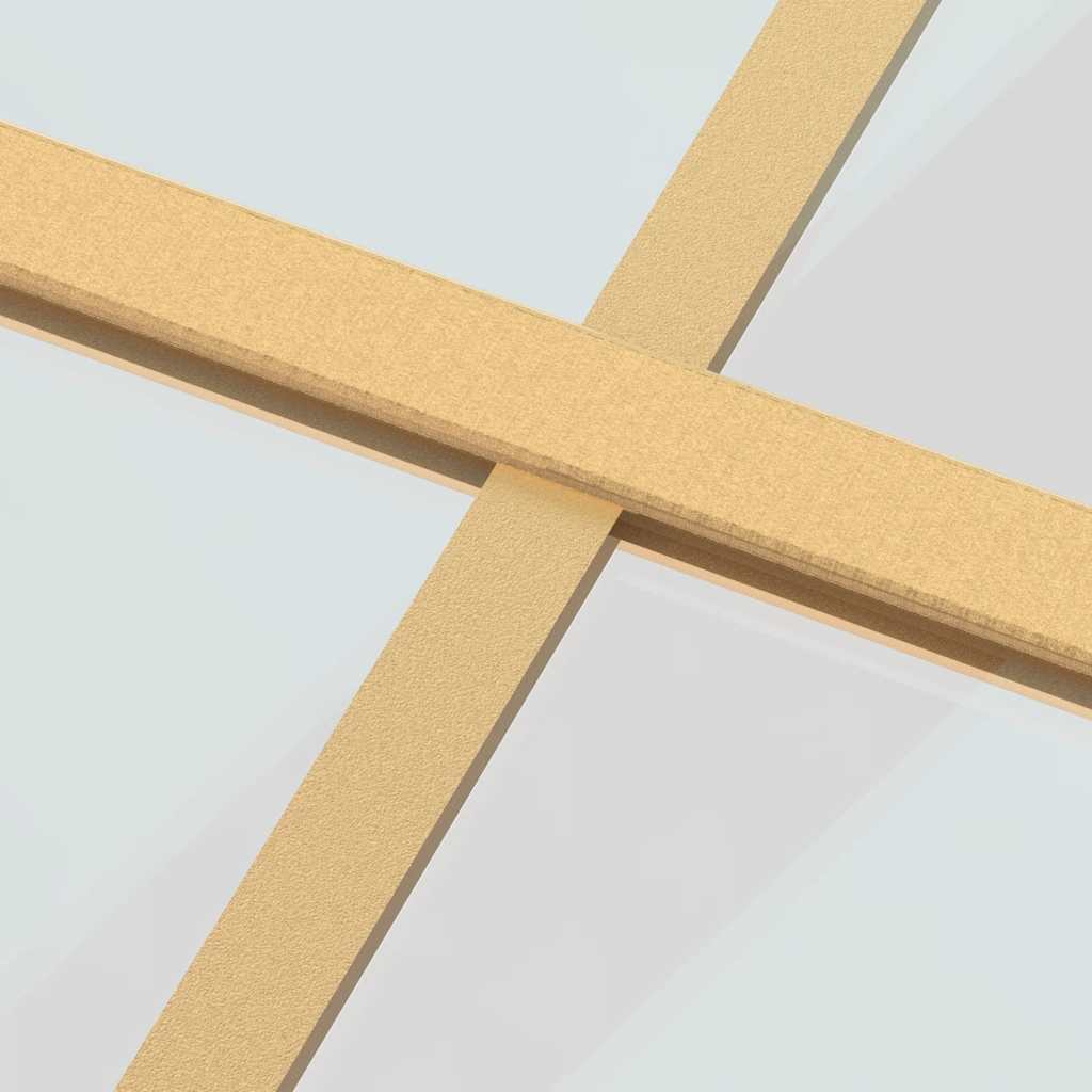 Vidaxl Sliding Door, Gold, 102.5X205 Cm, Transparent ESG Glass