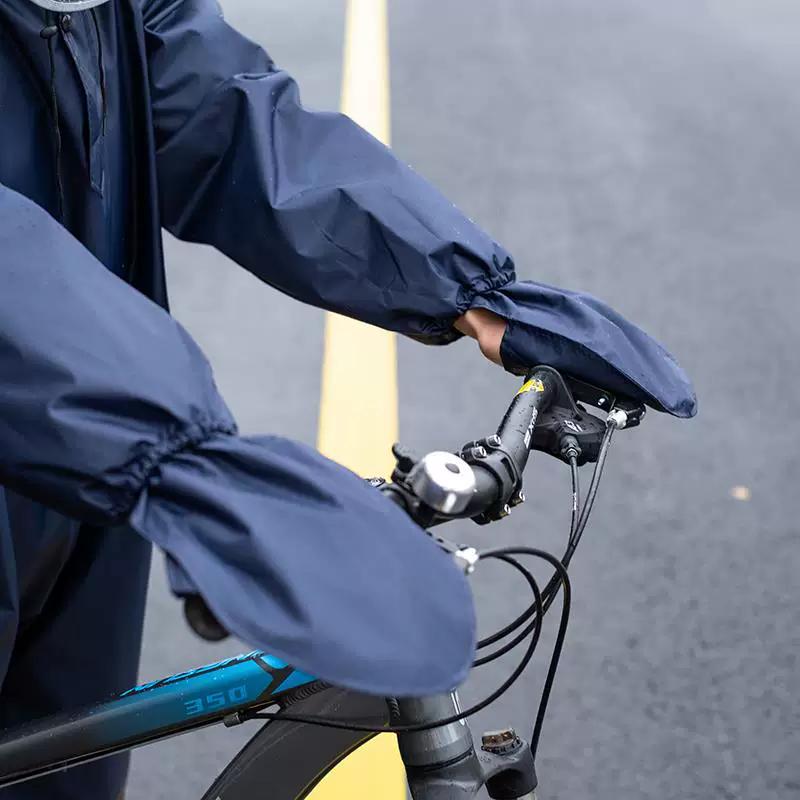 Mountain Bike Raincoat, Student Long-Style Full-Body Rain Poncho, Adult Unisex Oversized Raincoat with Backpack Space
