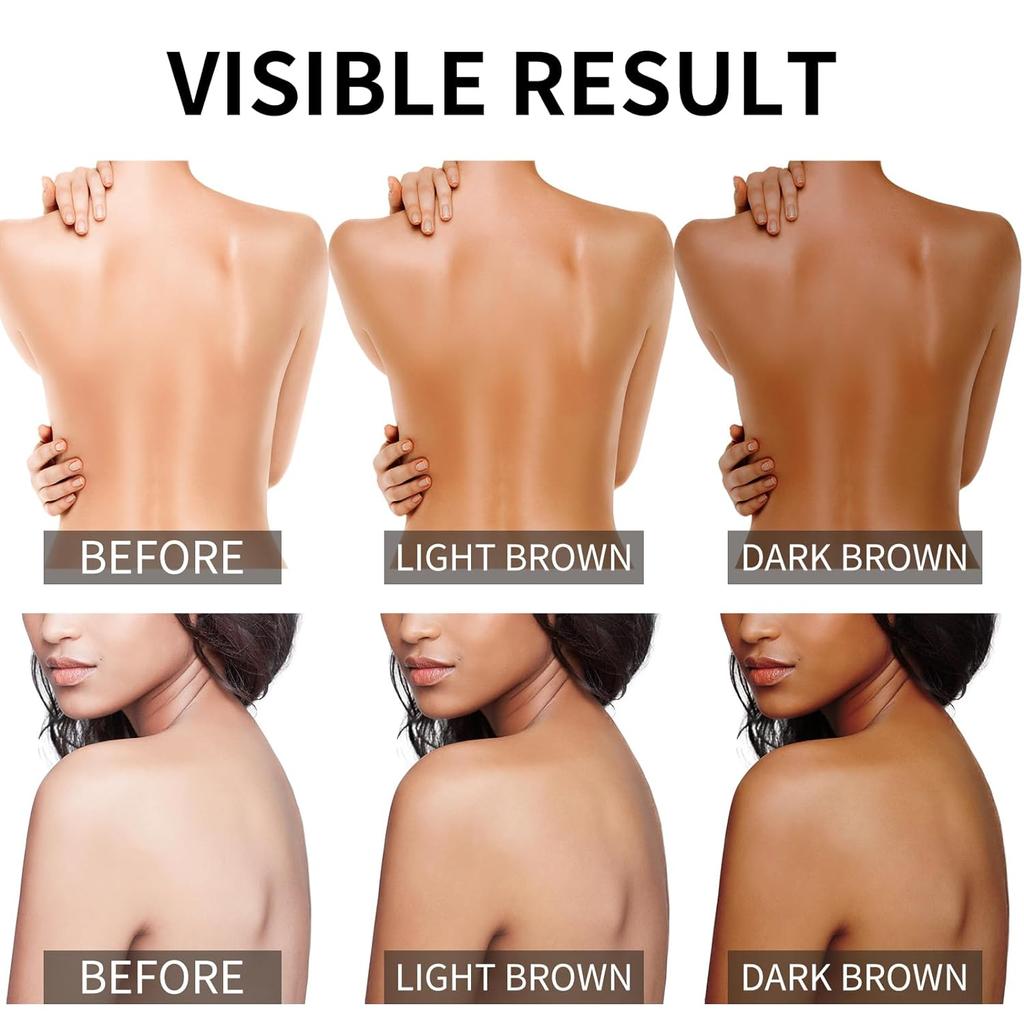 Selbstbräunungslotion Selbstbräuner Makellose Selbstbräunungslotion Fake Tan Sunless Tanner Für Gesicht und Körper Verstopft die Poren nicht