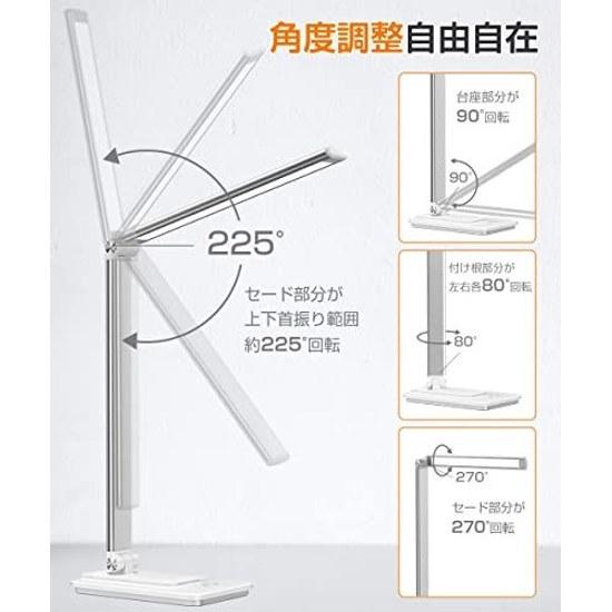 2026 Innovation Model Desk Light LED Stand Eye-Friendly Electric Energy-Saving Tabletop 5-Color Temperature Adjustable USB Powered