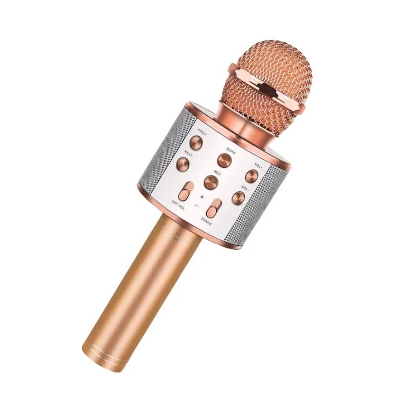 Kids Microphone For Singing, Wireless Bluetooth Karaoke Microphone For Adults, Toys For Boys Girls Gift For Birthday Party
