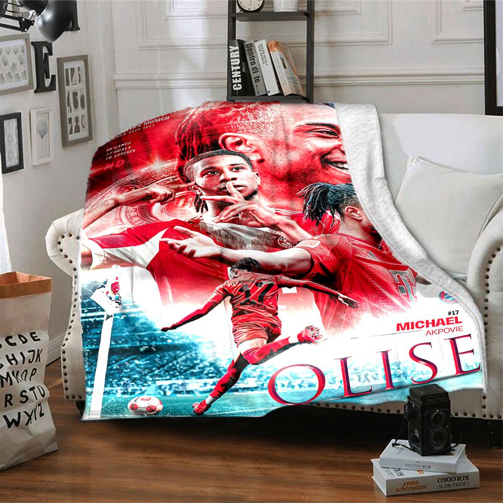 Player Trophy Victory Blankets Flannel Printed Breathable Warm Throw Blanket for Home Office Bedspreads 0708a44