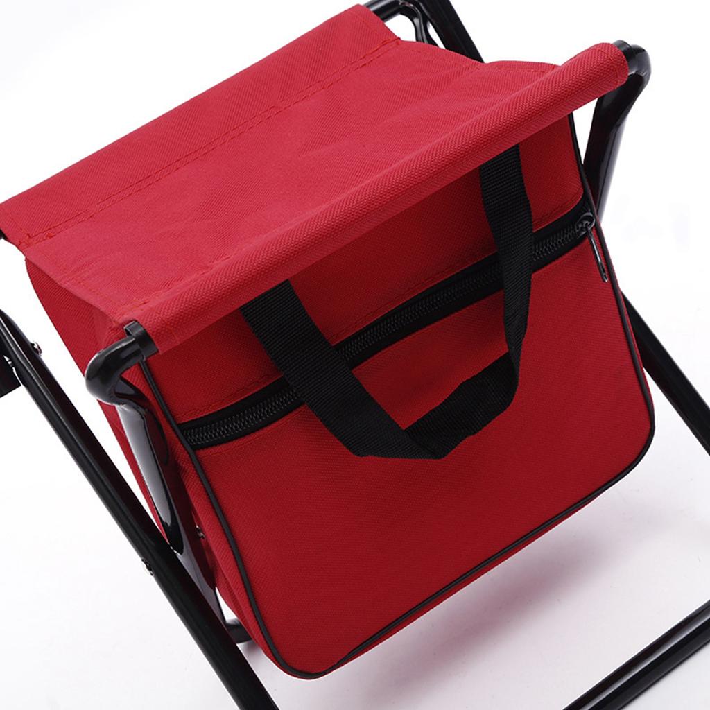 Camping Folding Chair Folding Bag Chair Folding Chair Outdoor Camping Portable Folding Back Chair Fishing Leisure Chair with Bag