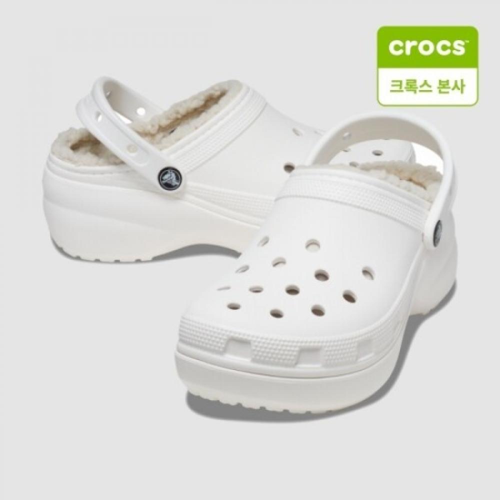 

CrocS Women S claSSic Lined Platform White Woman 207938 100 W5(220)