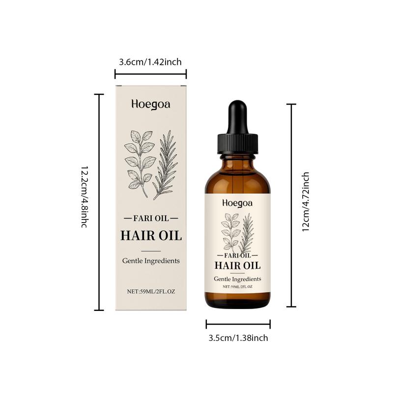 Essential Hair Oil for Weak Hair Nourishes Scalp Reduces Loss Repairs Adds Shine Moisturizing  for Salon Spa Routine