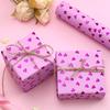 1roll Pink Heart Valentine's Day Wrapping Paper Pink Heart Design for Valentine's Day, Mother's Day Anniversary Birthday Wedding