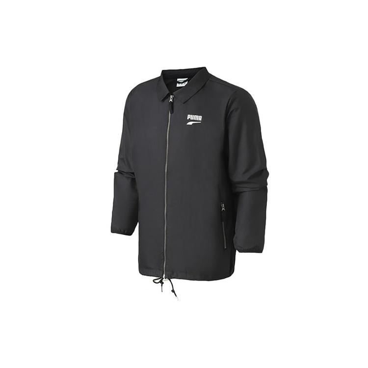 PUMA Downtown Casual Sports lapel Jacket Black Men s 578306-01 XXL