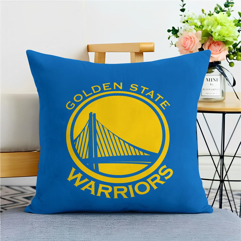 Poduszki Periferyjne NBA Logo Drużyny Koszykówki Lakers Warriors Poduszki Pokojowe Poduszki na Sofę do Salonu