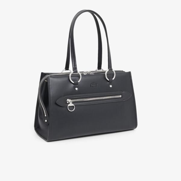 Lacoste Medium Top Handle Bag Black Celys