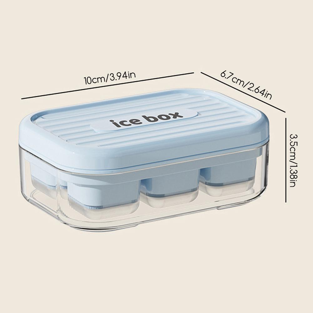 Stackable Ice Tray With Lid For Refrigerator Ice Storage Premium Food-Grade Safety Ice Tray For Perfect Party Beverage Solution