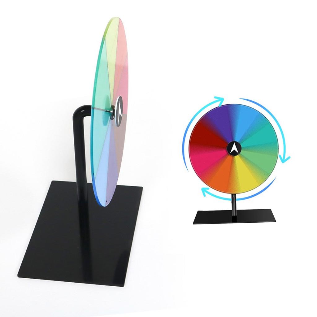 Portable Tabletop Fortune Roulettes Wheel Accessory for Carnivals and Celebration Smooth Rotation and Stability