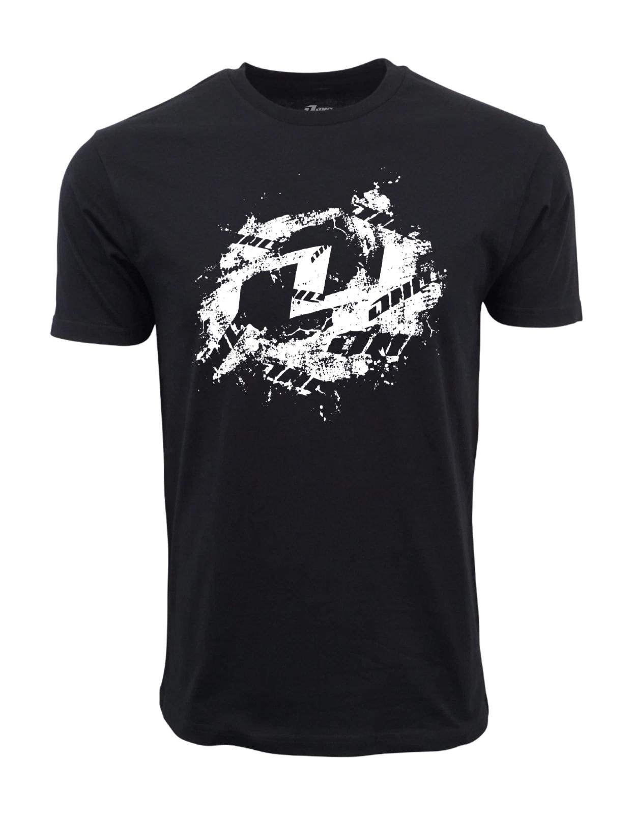 Unisex Adult Casual Graphic One Industries Tire Marks T SHIRT T-Shirt L