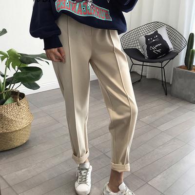 Herbst Winter Verdicken Frauen Bleistift Hosen Wolle Hosen Weibliche Harem Hosen Hohe Taille Lose Weiche Plus Größe Frauen Hosen Capris 6648