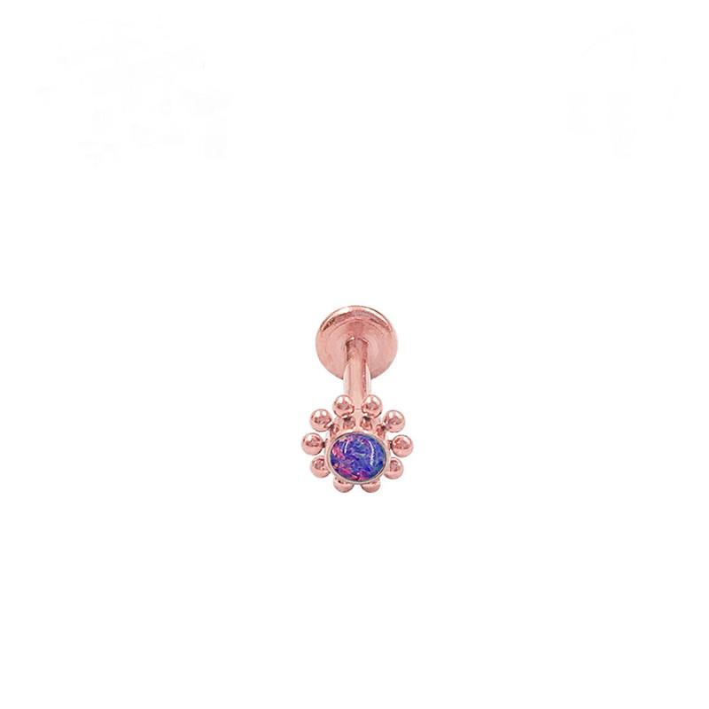 2021 New Men's and Women's Simple Titanium Sunflowers Body Piercing Nose Rings Fashion Lip Nails Nose Nails Ear Nails Jewelry