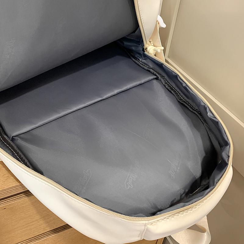 Color Block Student Schoolbag Women's Large Capacity Backpack Computer Bag