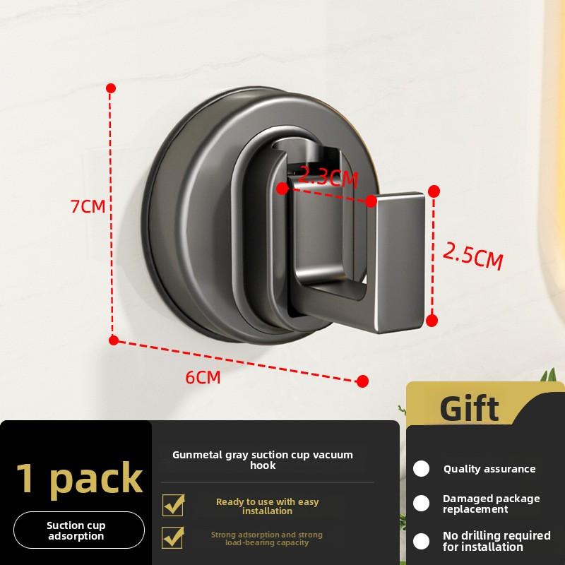 Vacuum Hole-free Wall Toilet, Traceless Hook Behind Kitchen Door