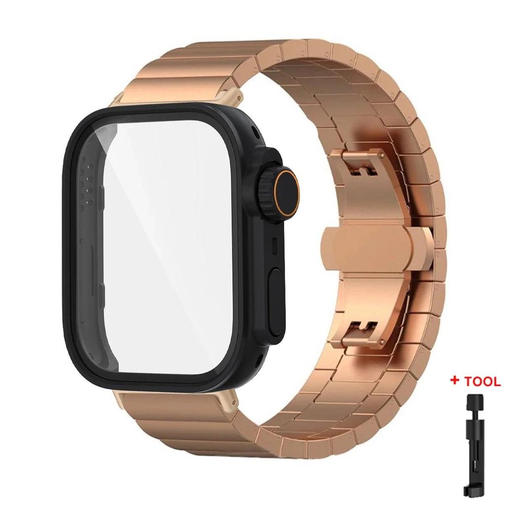 Case+Stainless Steel Band For Huawei Watch Fit4/Fit 4Pro Protective To Ultra Case Metal Strap For Huawei Watch Fit 3 only case