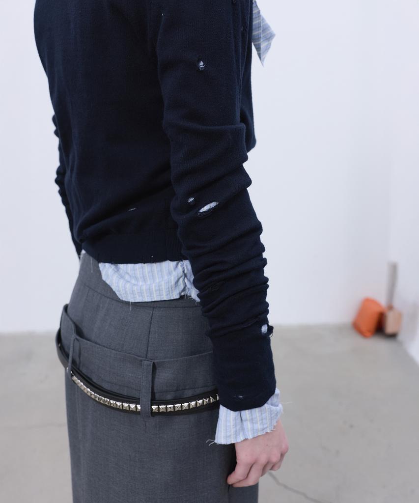 Lcdc™ Distressed Cardigan (Navy)