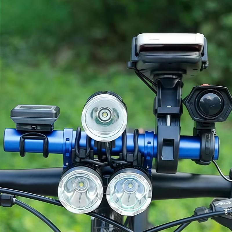Supporto esteso per manubrio da bicicletta da 10/20/30 cm, supporto per faro MTB, barra estesa, prolunga per manubrio da strada e mountain bike, parti per portapacchi