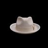Direct Wool Top Hat, Flower Cloth Bow Decoration Pure Wool Felt Top Hat