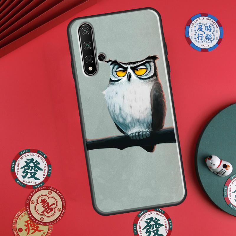 Cute Owl Cartoon For Huawei P60 Pro P30 P40 Lite Nova Y61 Y91 Y90 Y70 Y60 Y72 12s 12i 11i 7i 8i 9 10 SE Case